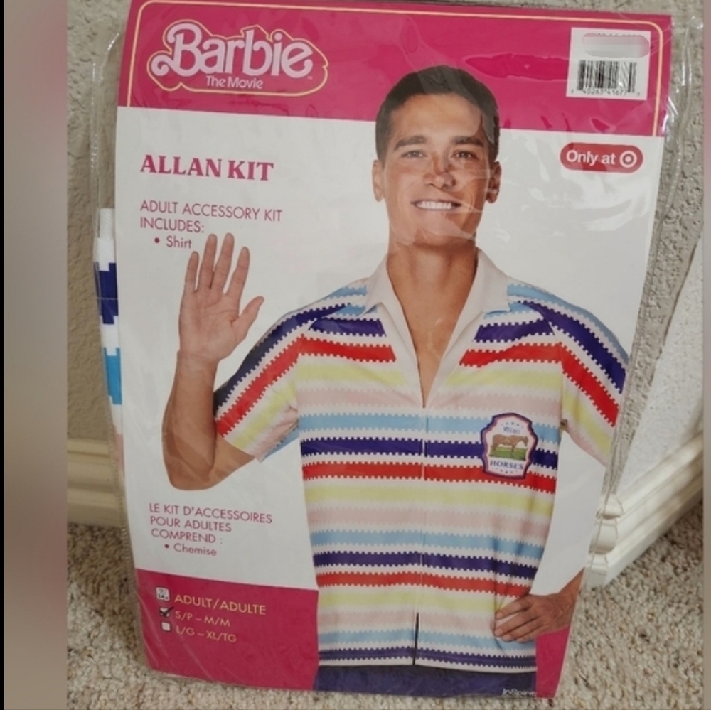 Barbie Movie Allan Halloween Costume Size‎ S-M